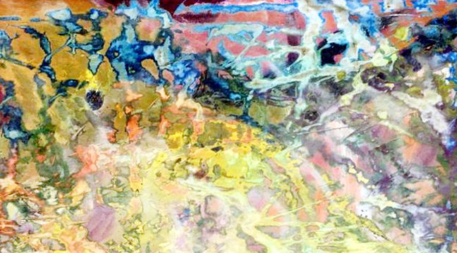 5. Ridser i lakken 38 x 50 cm