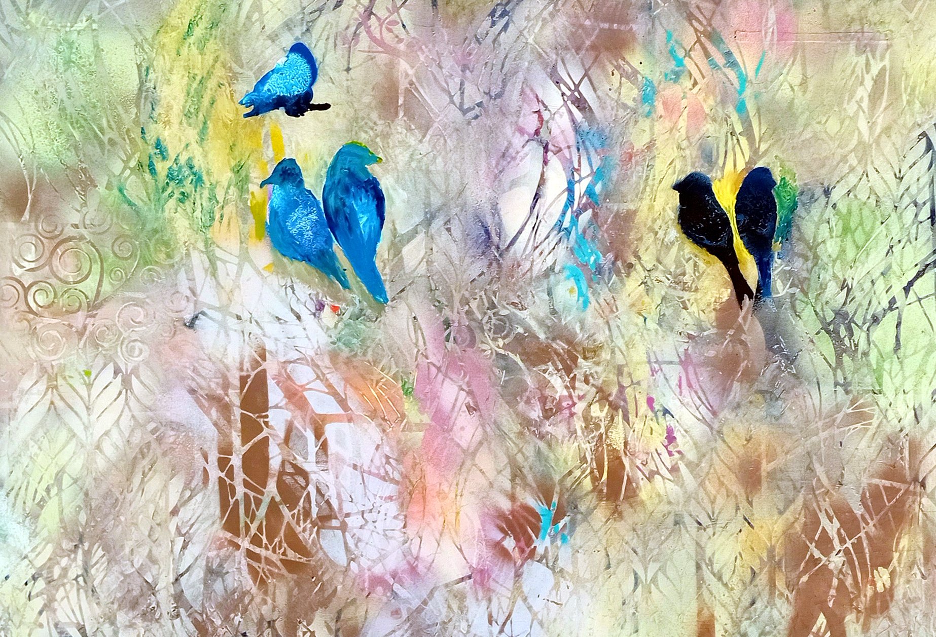Flyv nu derop 64 x 88 cm