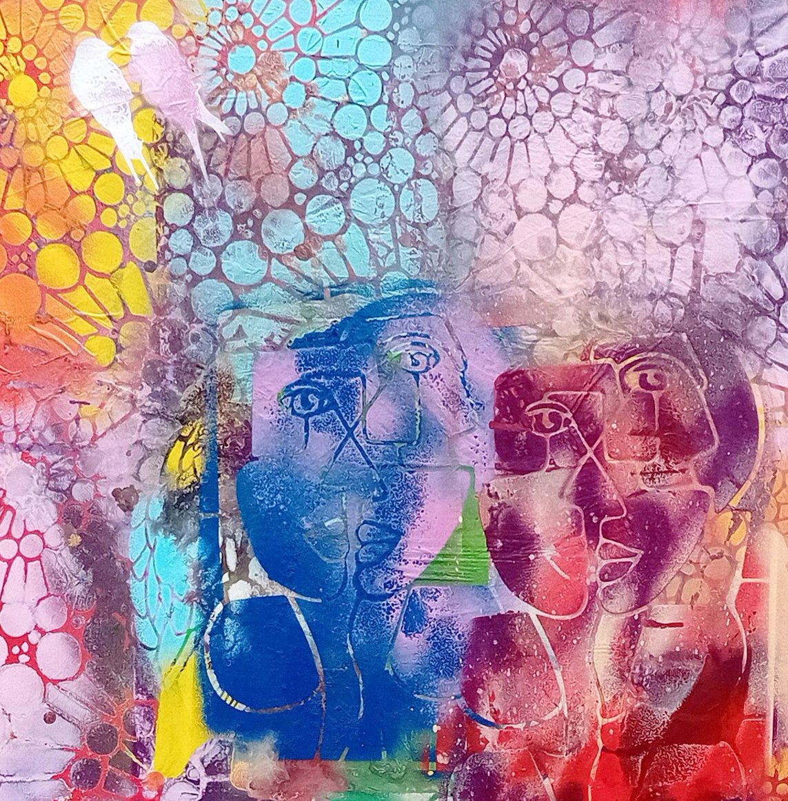 Når man maler mange malerier 50x50cm