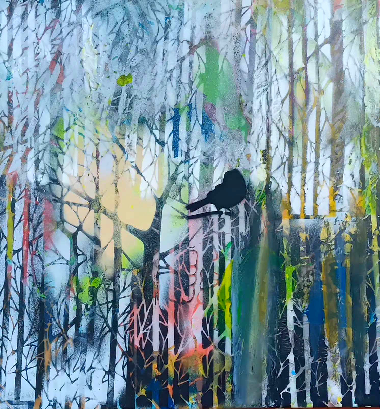 Et sted derude 50 x 50 cm