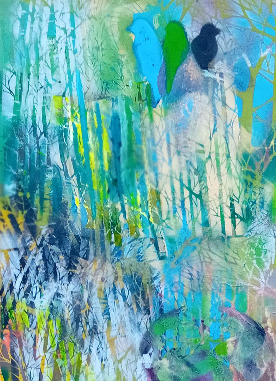 Når ikke højre 55 x 72 cm